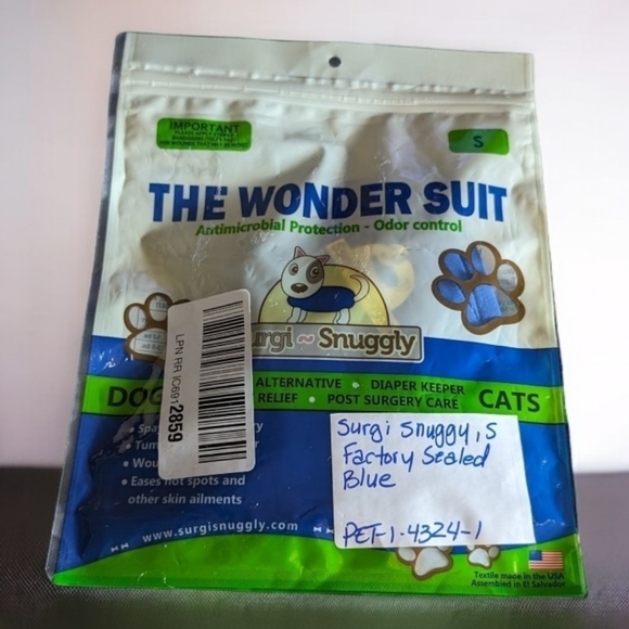 🐾 Surgi Snuggly Wonder Suit Post Surgical Healing Dog , NWT - Picture 2 of 6